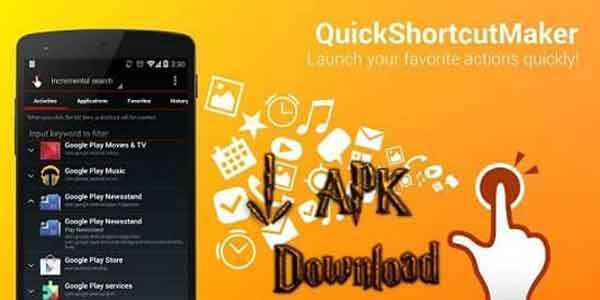 Quick shortcut maker v.2.0.0 apk download